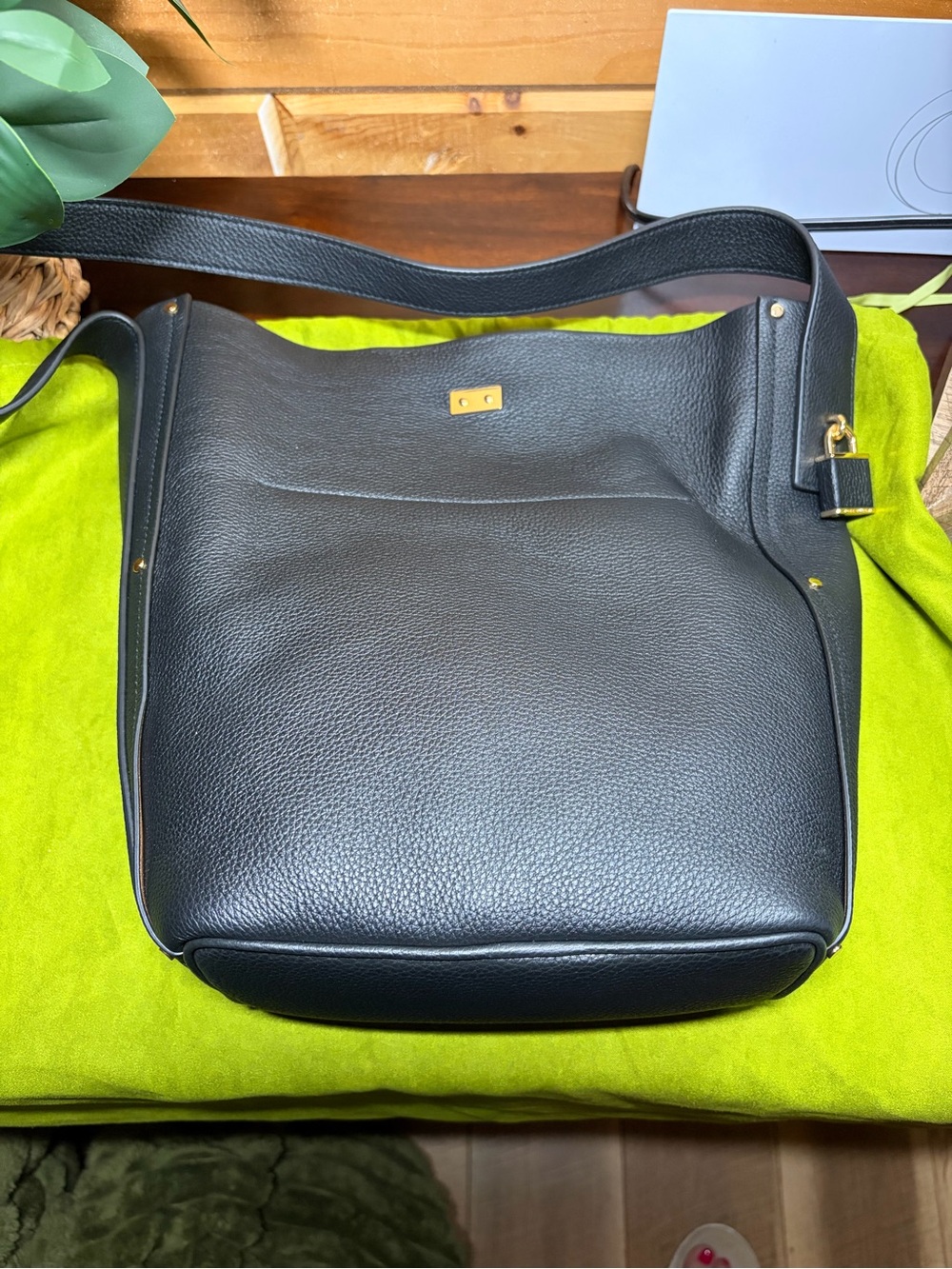 Tory Burch Slim Lock Bucket Bag